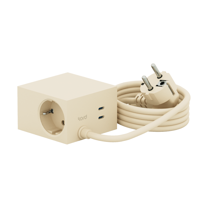 큐보이드+ 아울렛 USB-C 30W 2 m - Pearled Ivory - Kord | 코드