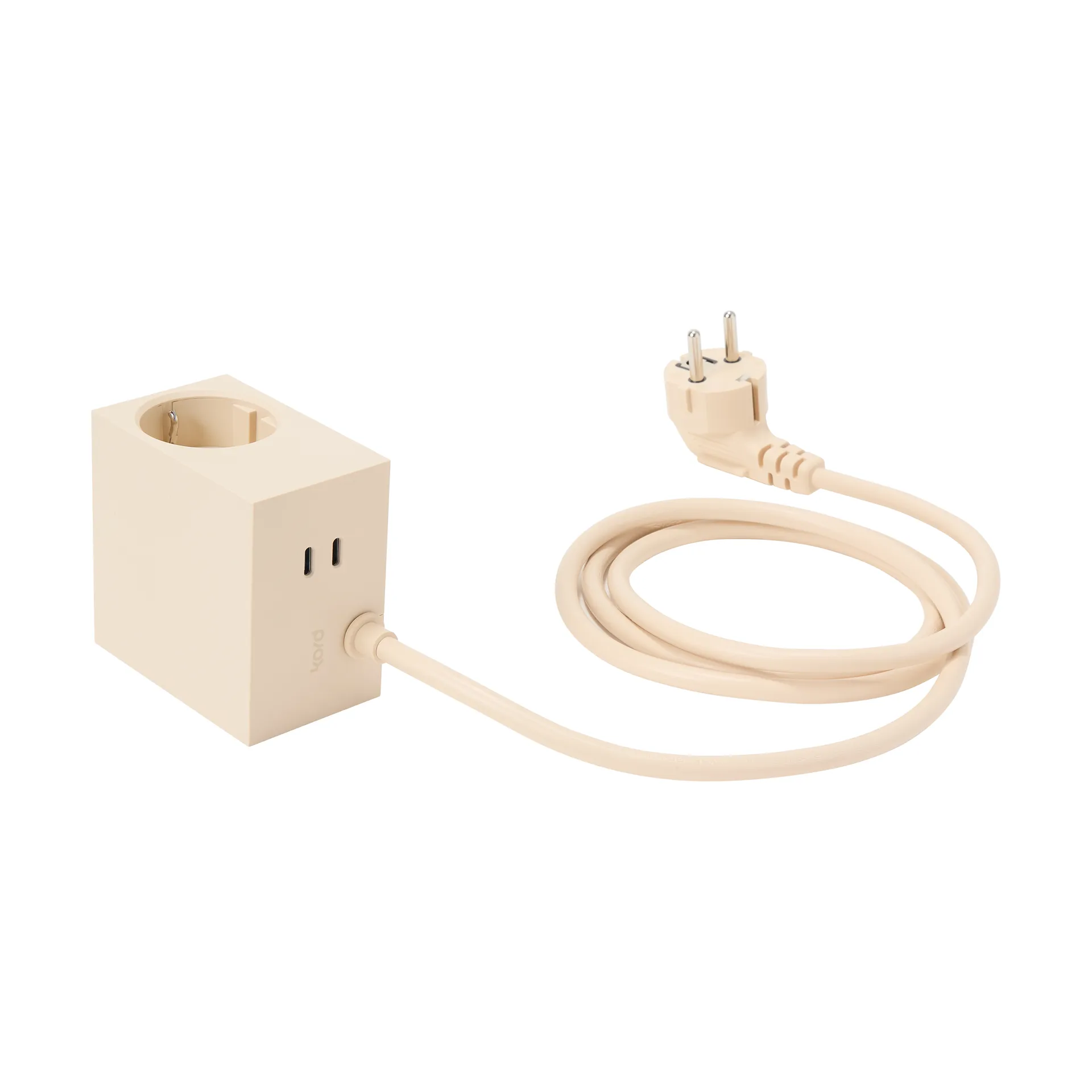 큐보이드+ 아울렛 USB-C 30W 2 m, Pearled Ivory Kord | 코드