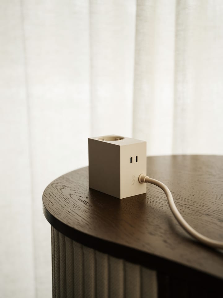큐보이드+ 아울렛 USB-C 30W 2 m, Pearled Ivory Kord | 코드