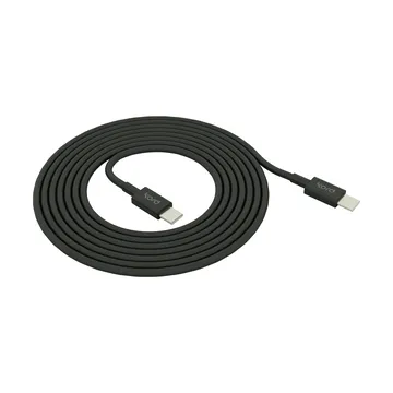 코드 USB-C to USB-C 충전 케이블 1.8 m - Black - Kord | 코드