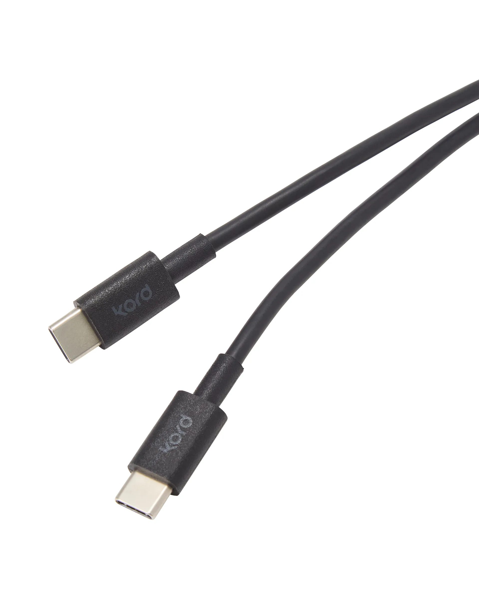 코드 USB-C to USB-C 충전 케이블 1.8 m, Black Kord | 코드