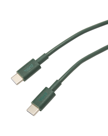 코드 USB-C to USB-C 충전 케이블 1.8 m - Dark Green - Kord | 코드