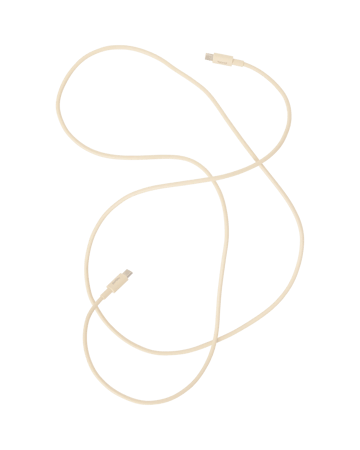 코드 USB-C to USB-C 충전 케이블 1.8 m - Pearled Ivory - Kord | 코드