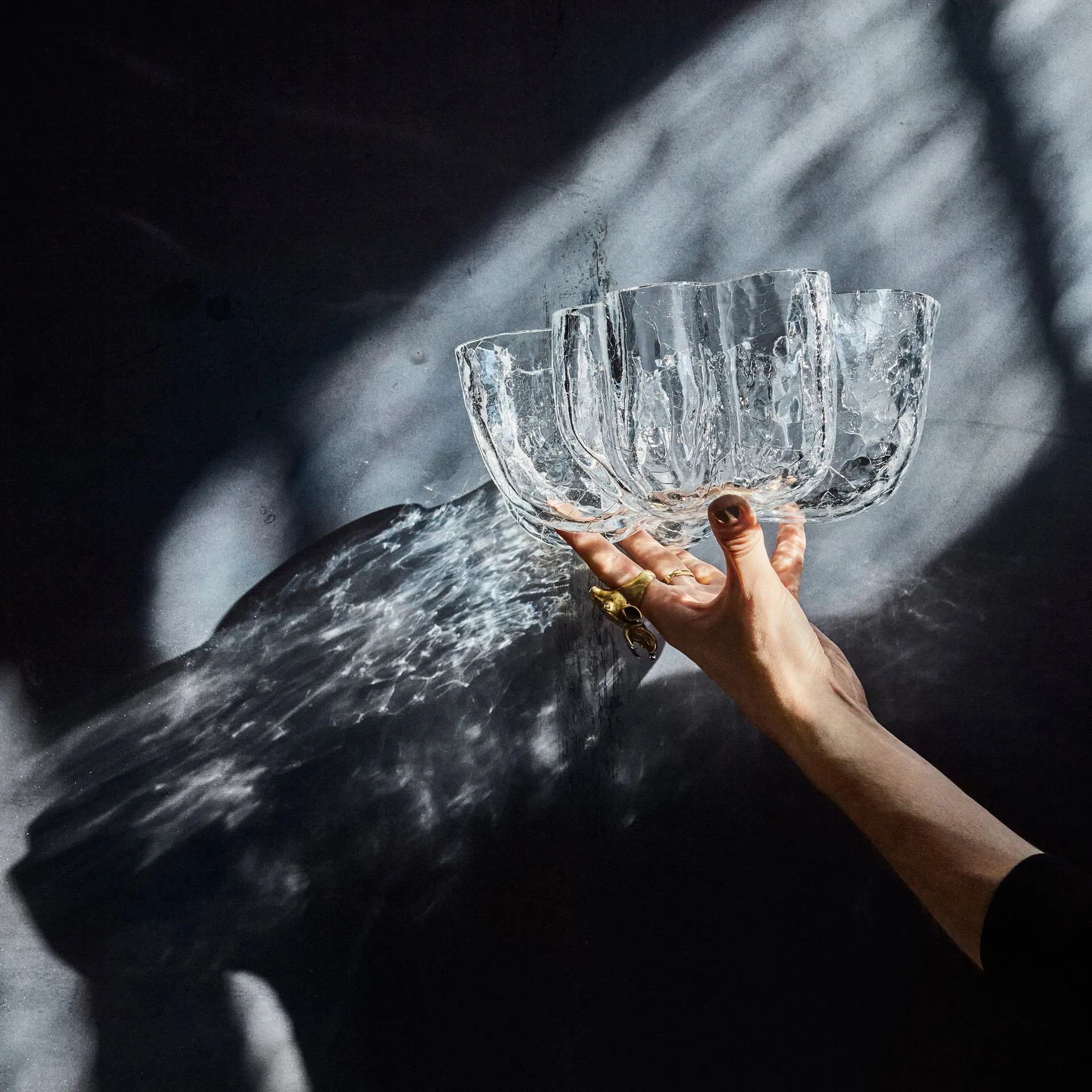 크래클 보울 10,5 cm, clear Kosta Boda | 코스타보다