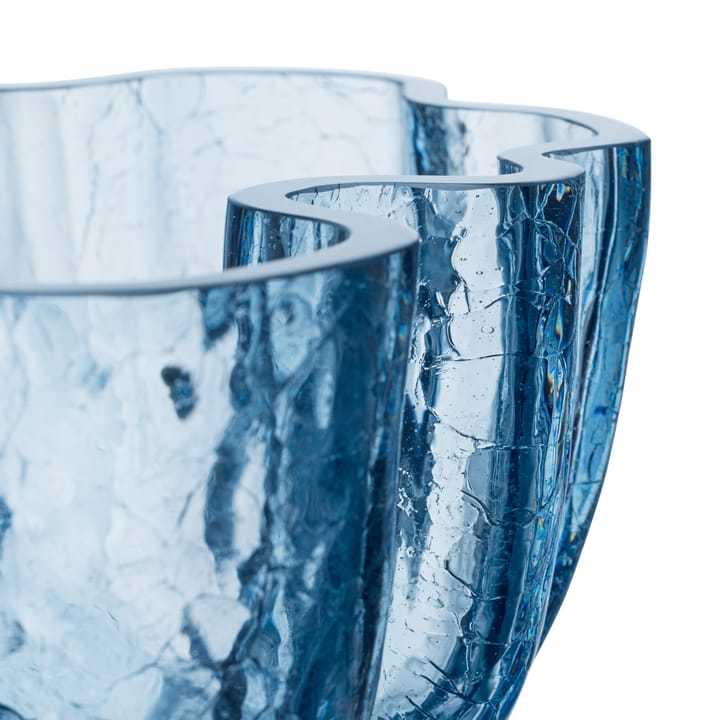 크래클 보울 105 mm - Circular glass (Blue) - Kosta Boda | 코스타보다