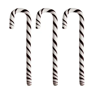 폴카 케인 17 cm 3개 세트 - White-black - Kosta Boda | 코스타보다