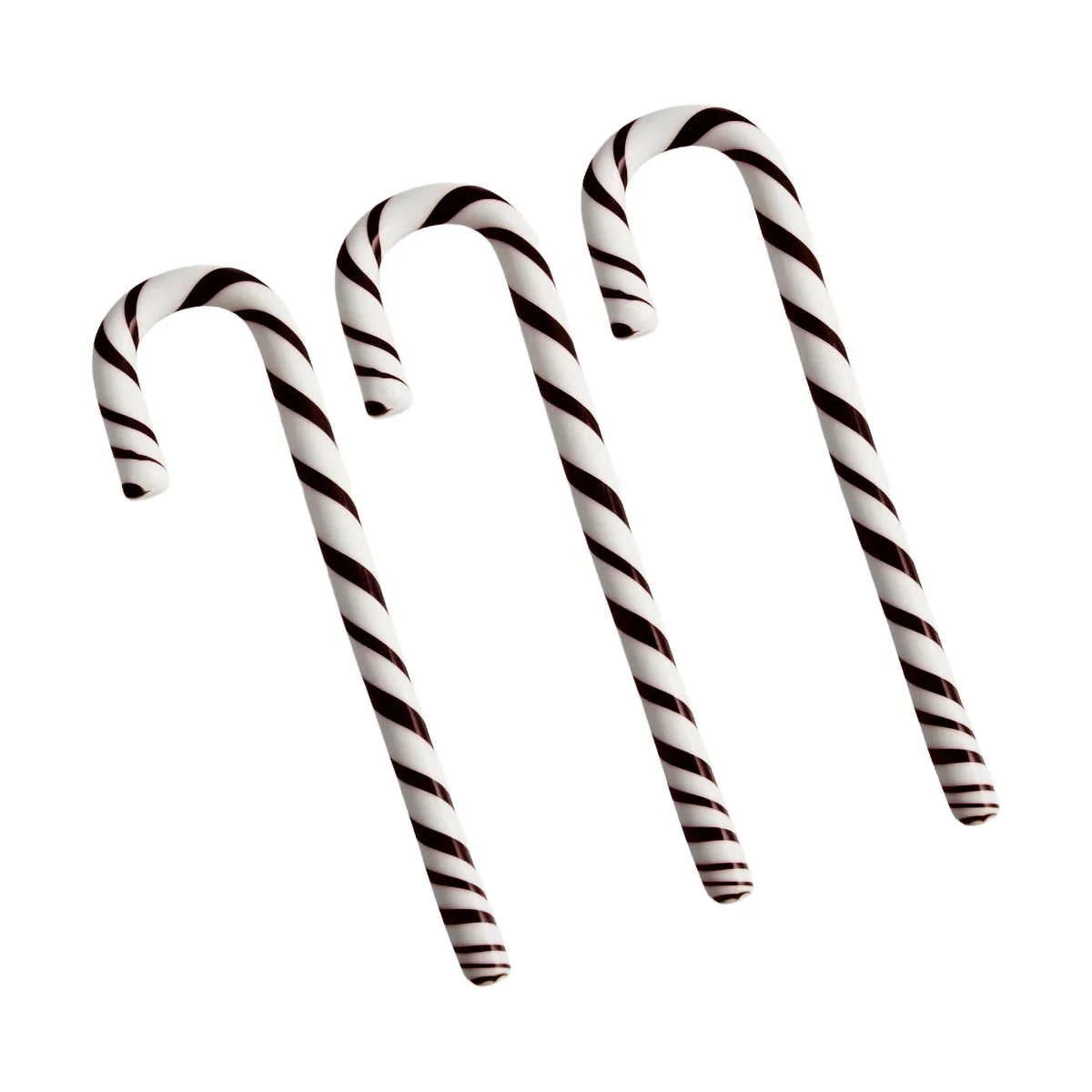 폴카 케인 17 cm 3개 세트, White-black Kosta Boda | 코스타보다