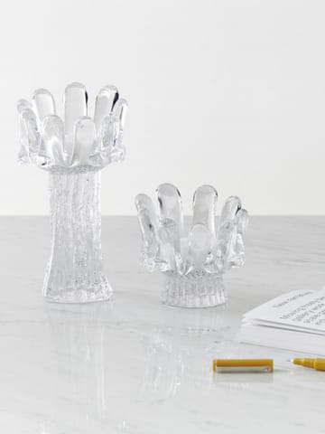 선플라워 캔들 홀더 18 cm - Clear - Kosta Boda | 코스타보다