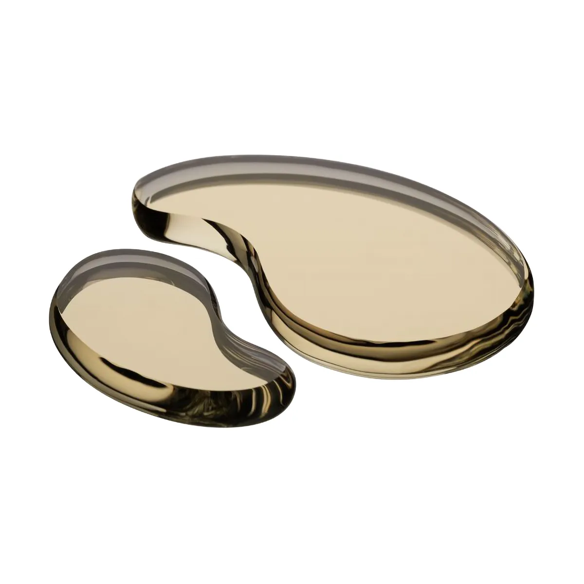 티어스 오브 조이 장식 오브제 2개 세트, Gold Kosta Boda | 코스타보다