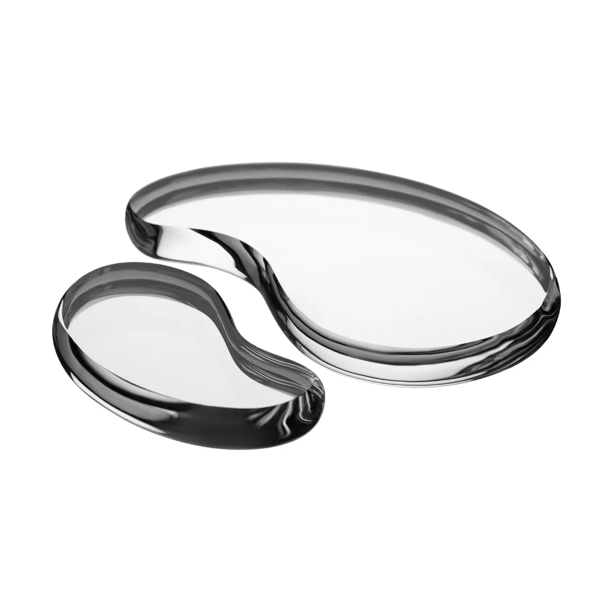 티어스 오브 조이 장식 오브제 2개 세트, Silver Kosta Boda | 코스타보다