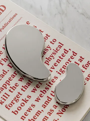 티어스 오브 조이 장식 오브제 2개 세트 - Silver - Kosta Boda | 코스타보다