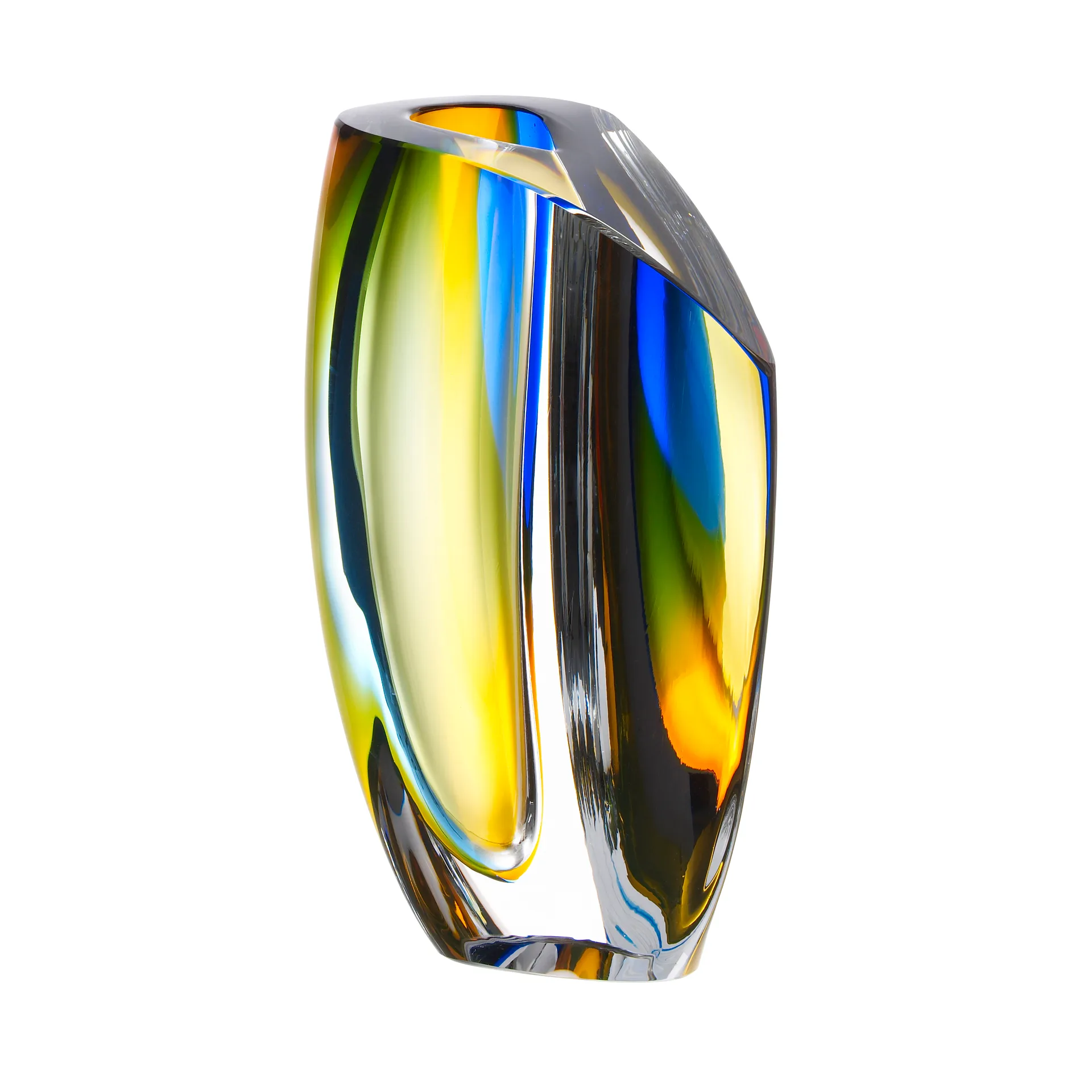 미라지 화병 21 cm, Blue-amber Kosta Boda | 코스타보다