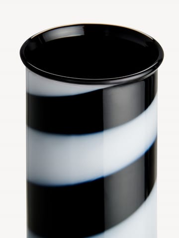 랩 실린더 화병 30 cm - Black-white - Kosta Boda | 코스타보다