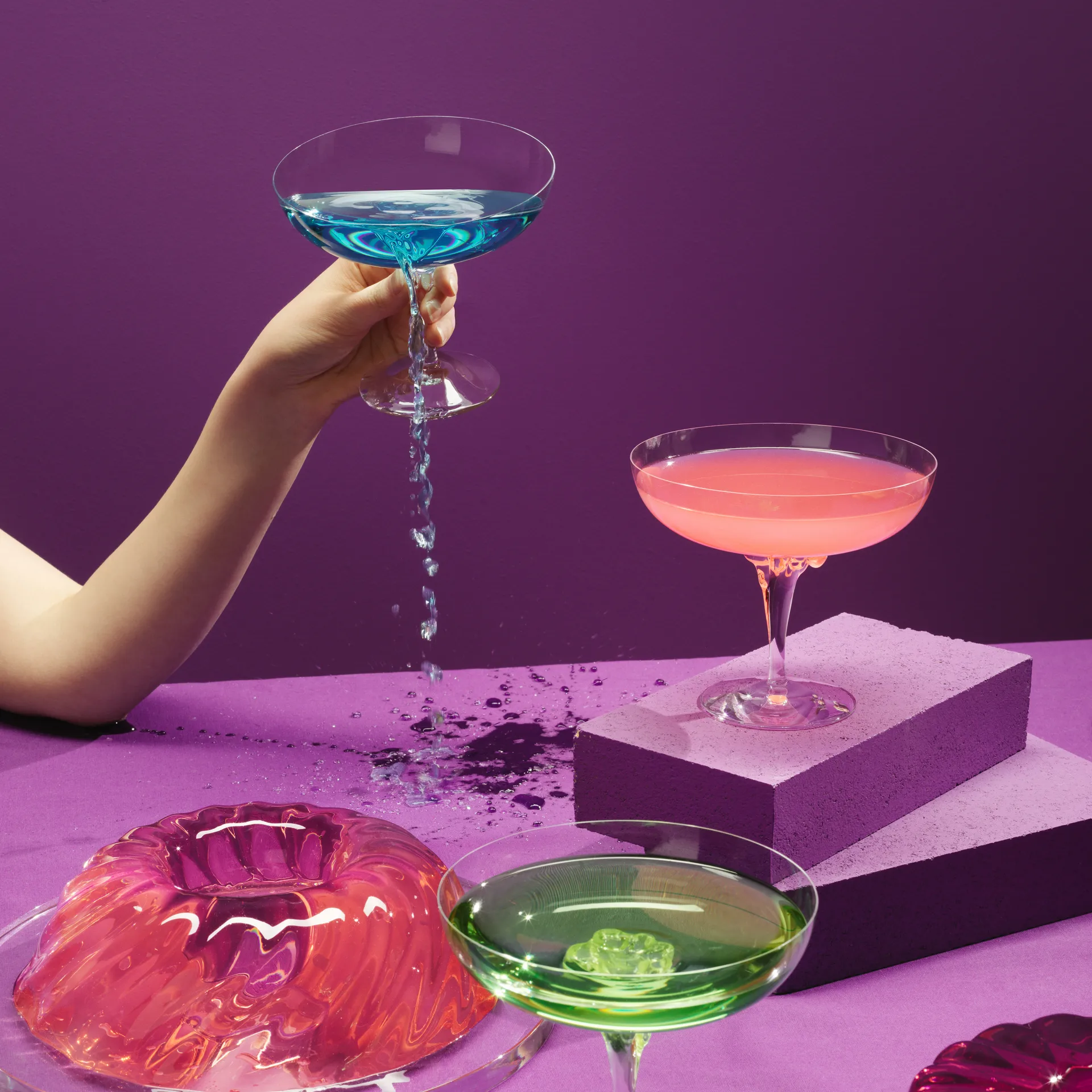 슈가 댄디 쿠페 글래스 32 cl, blue Kosta Boda | 코스타보다