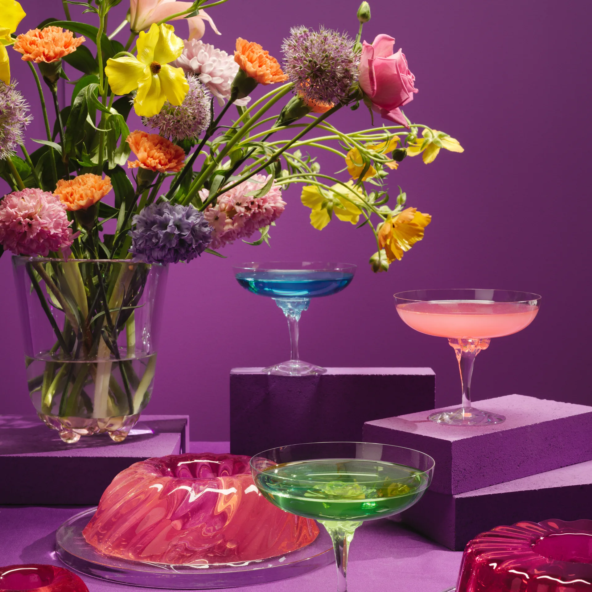 슈가 댄디 쿠페 글래스 32 cl, blue Kosta Boda | 코스타보다