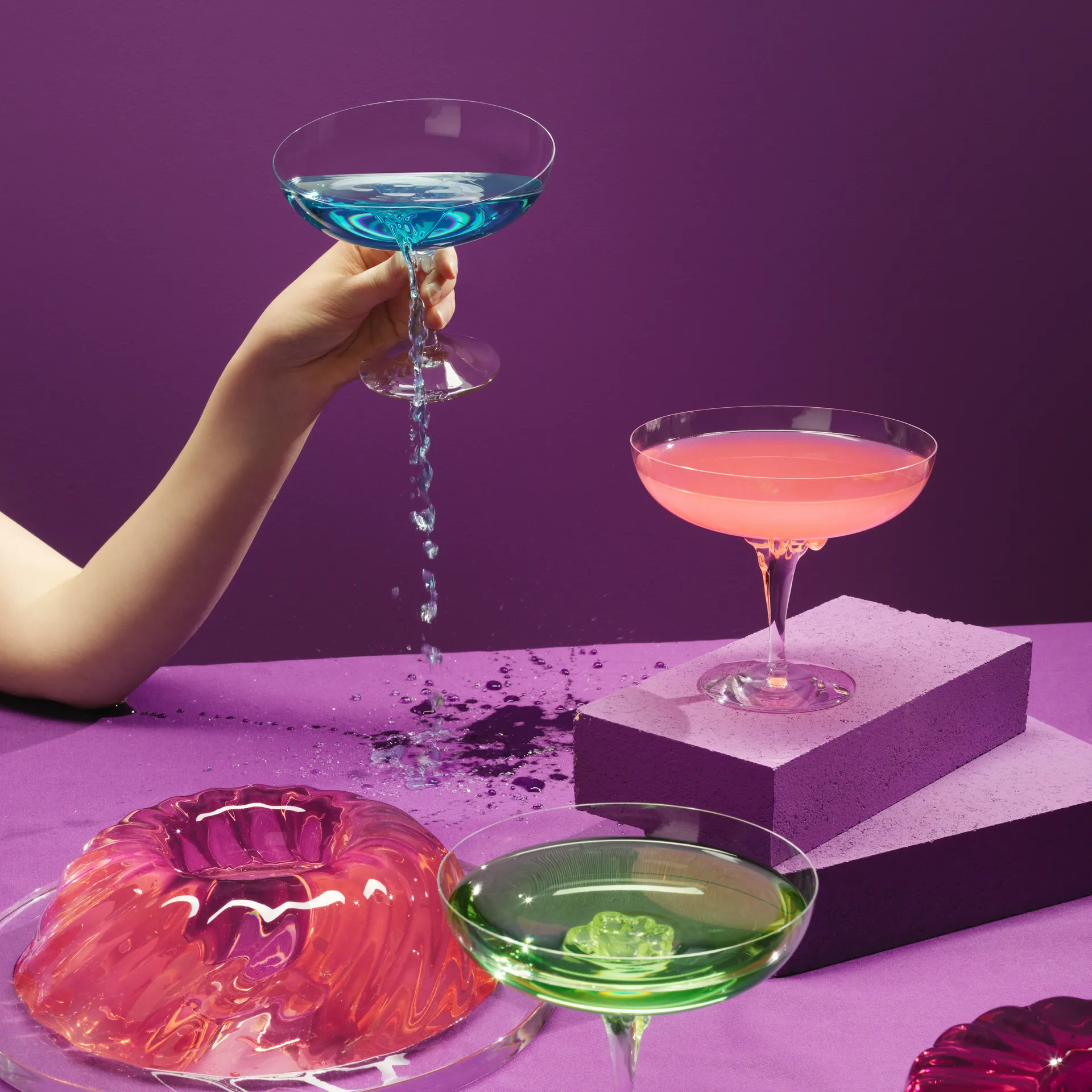 슈가 댄디 쿠페 글래스 32 cl, pink Kosta Boda | 코스타보다