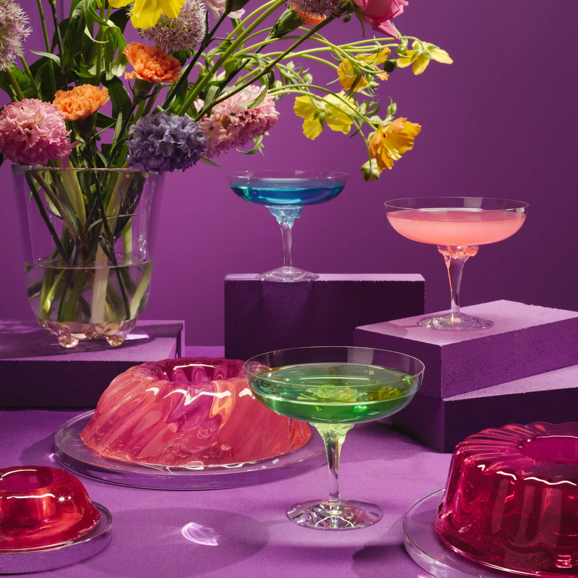 슈가 댄디 쿠페 글래스 32 cl, pink Kosta Boda | 코스타보다