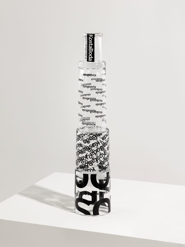 살롱 베통 하이볼잔 33 cl 2개 세트, Clear-black Kosta Boda | 코스타보다