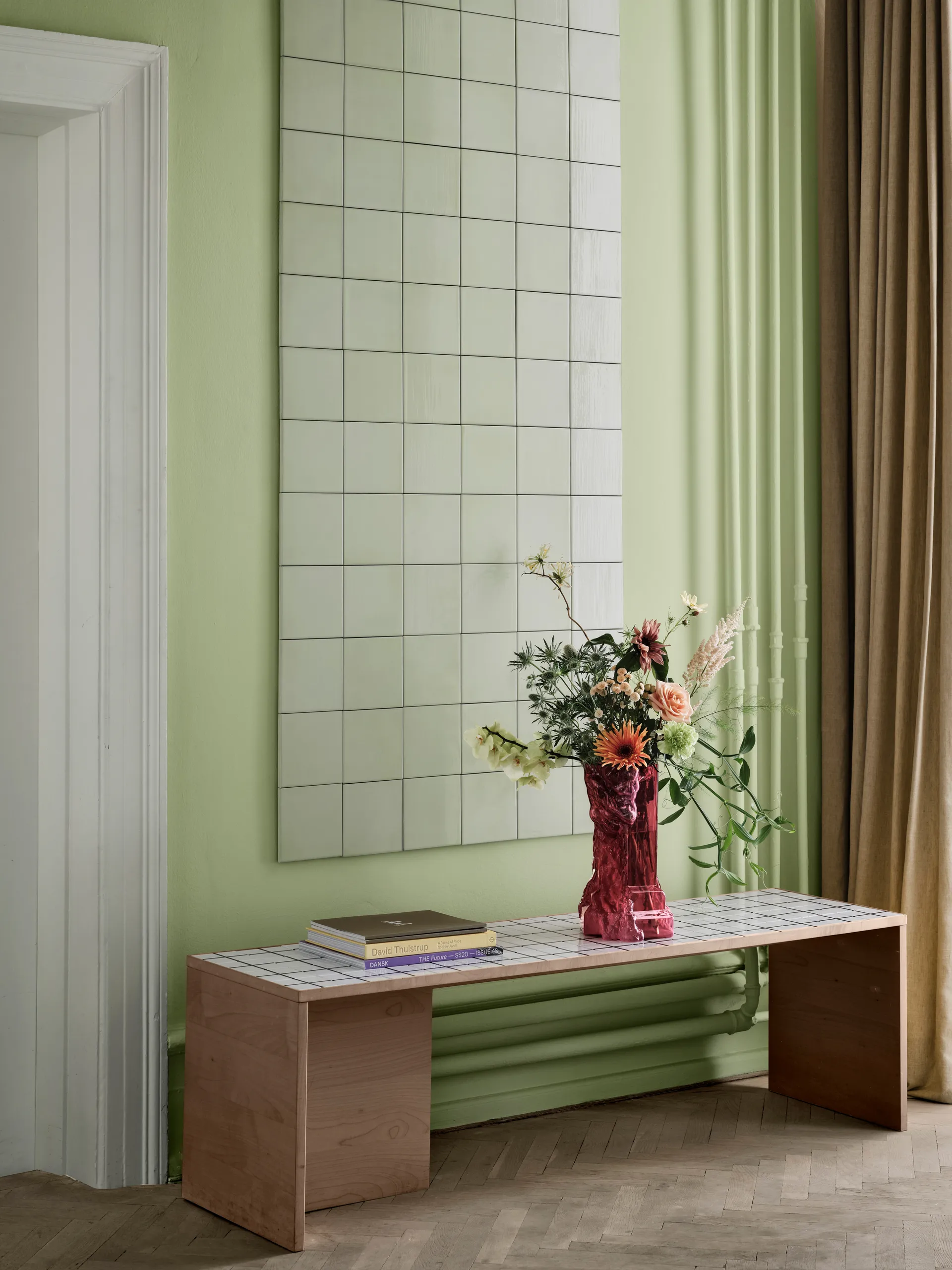 록키 바로크 화병 35 cm, Hot pink Kosta Boda | 코스타보다