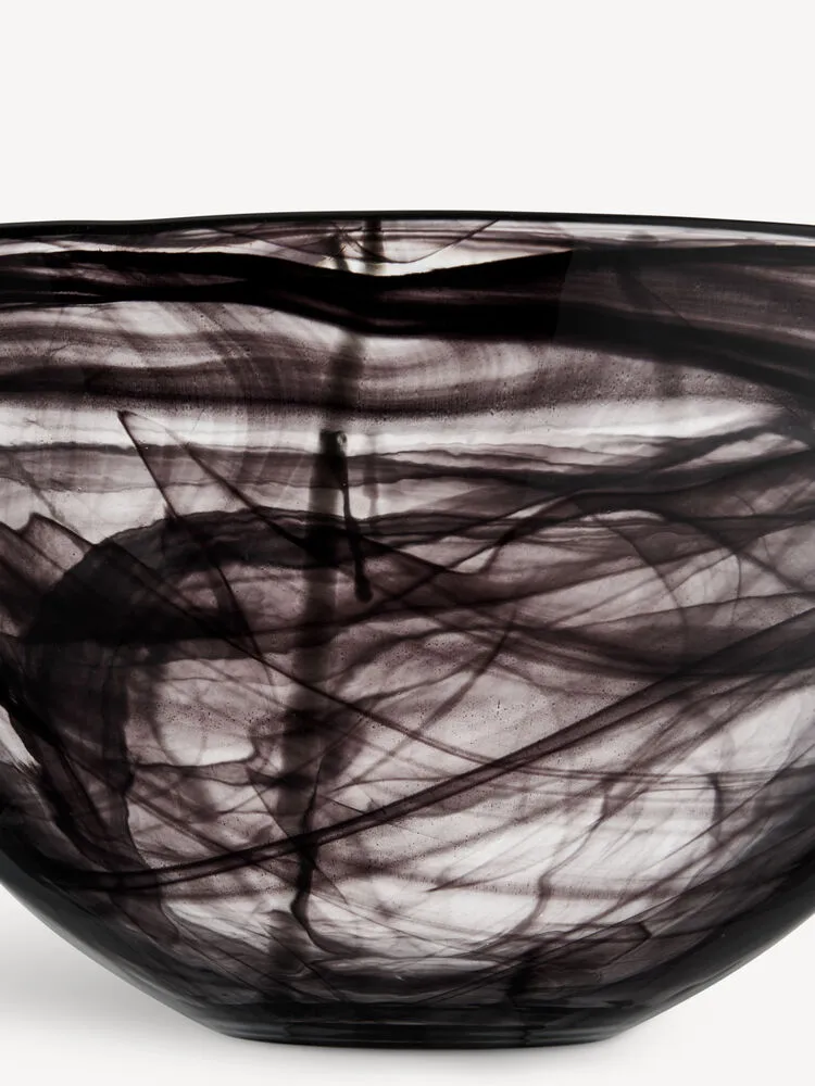 콘트라스트 보울 350 mm, Black-black Kosta Boda | 코스타보다