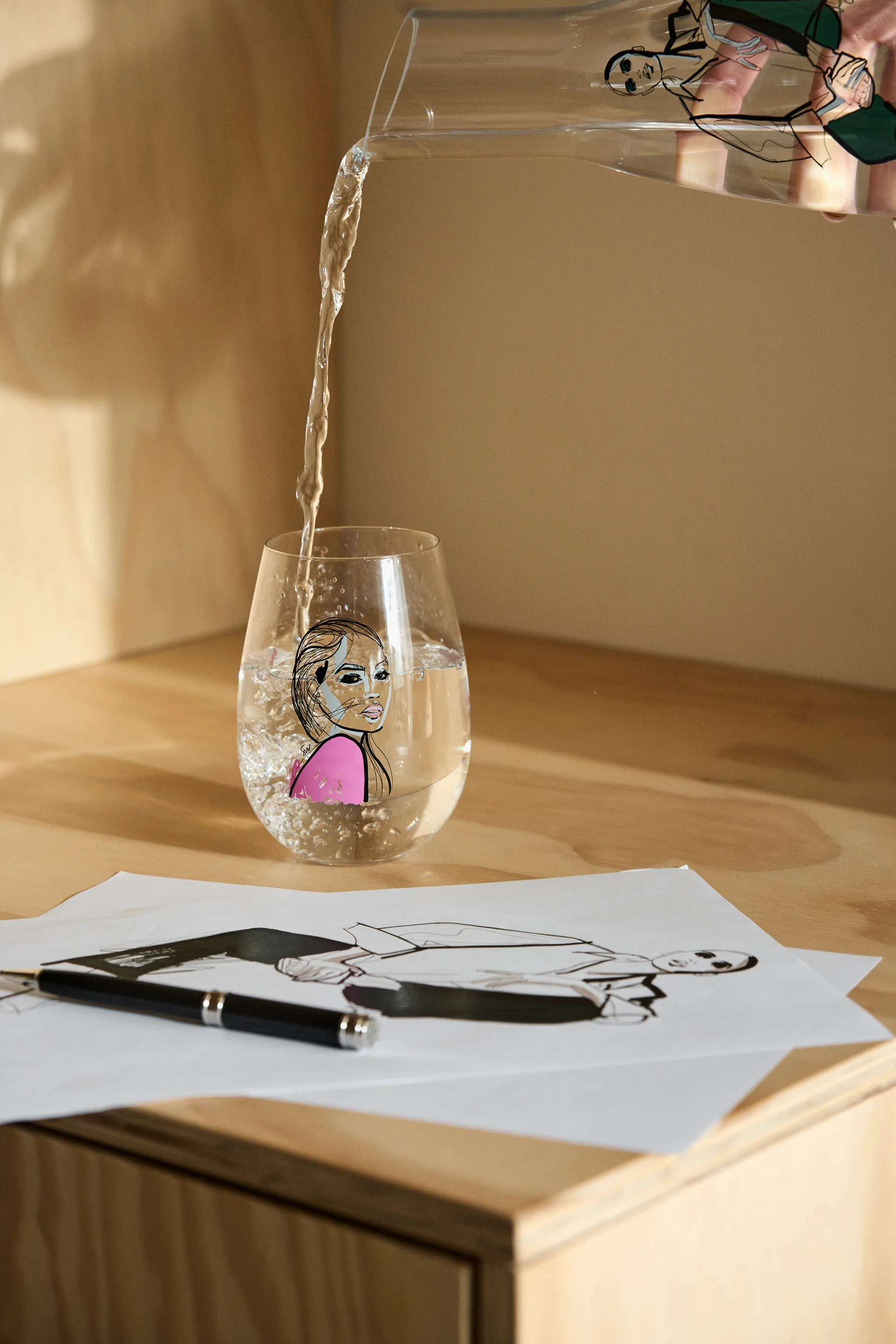 올 어바웃 유 글라스 57 cl 2개 세트, Next to you Kosta Boda | 코스타보다