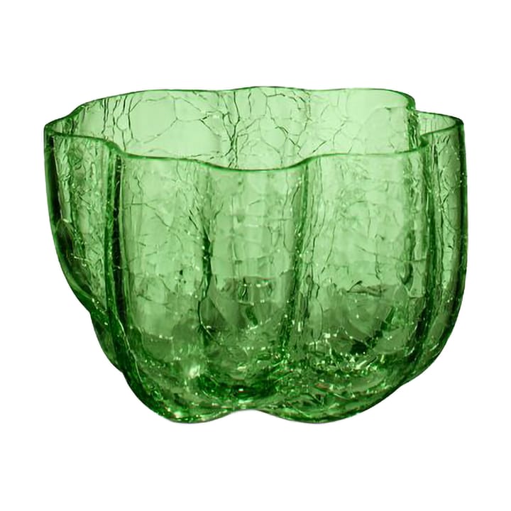 크래클 캔들 홀더 5.8 cm - Dark green - Kosta Boda | 코스타보다