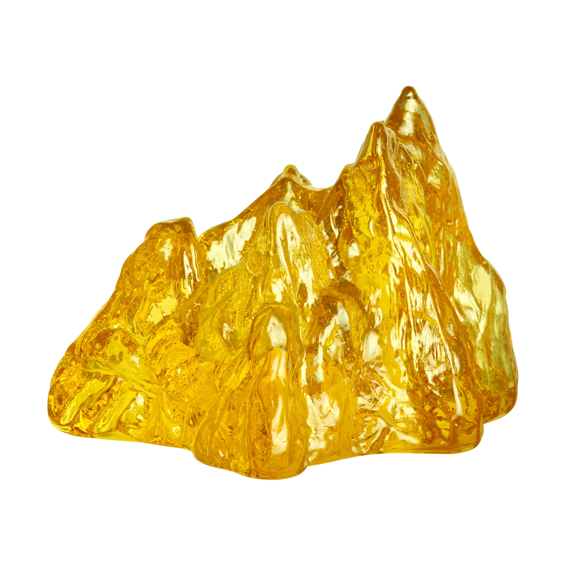 더 록 보티브 캔들 홀더 91 mm, Yellow Kosta Boda | 코스타보다