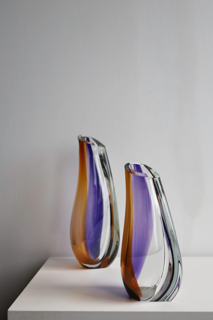 Orchid 화병 280 mm, Purple-bärnsten Kosta Boda | 코스타보다