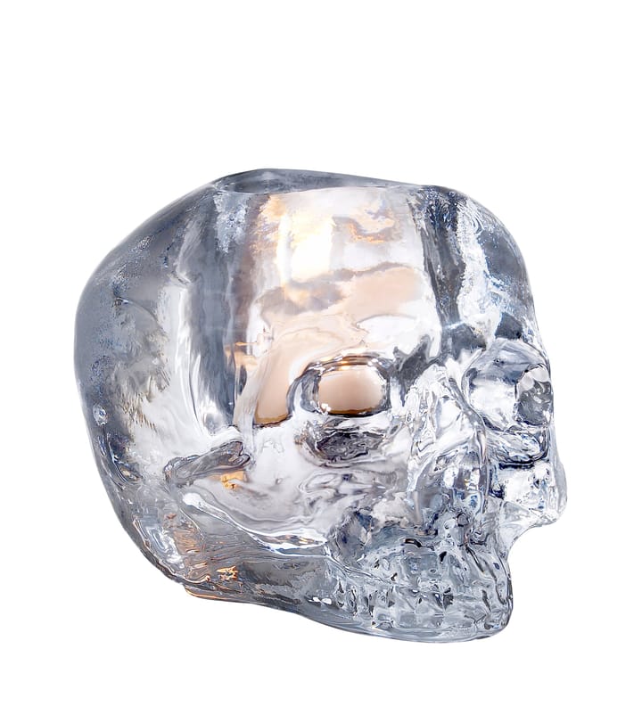 Skull votive 스컬 보티브 - clear glass - Kosta Boda | 코스타보다