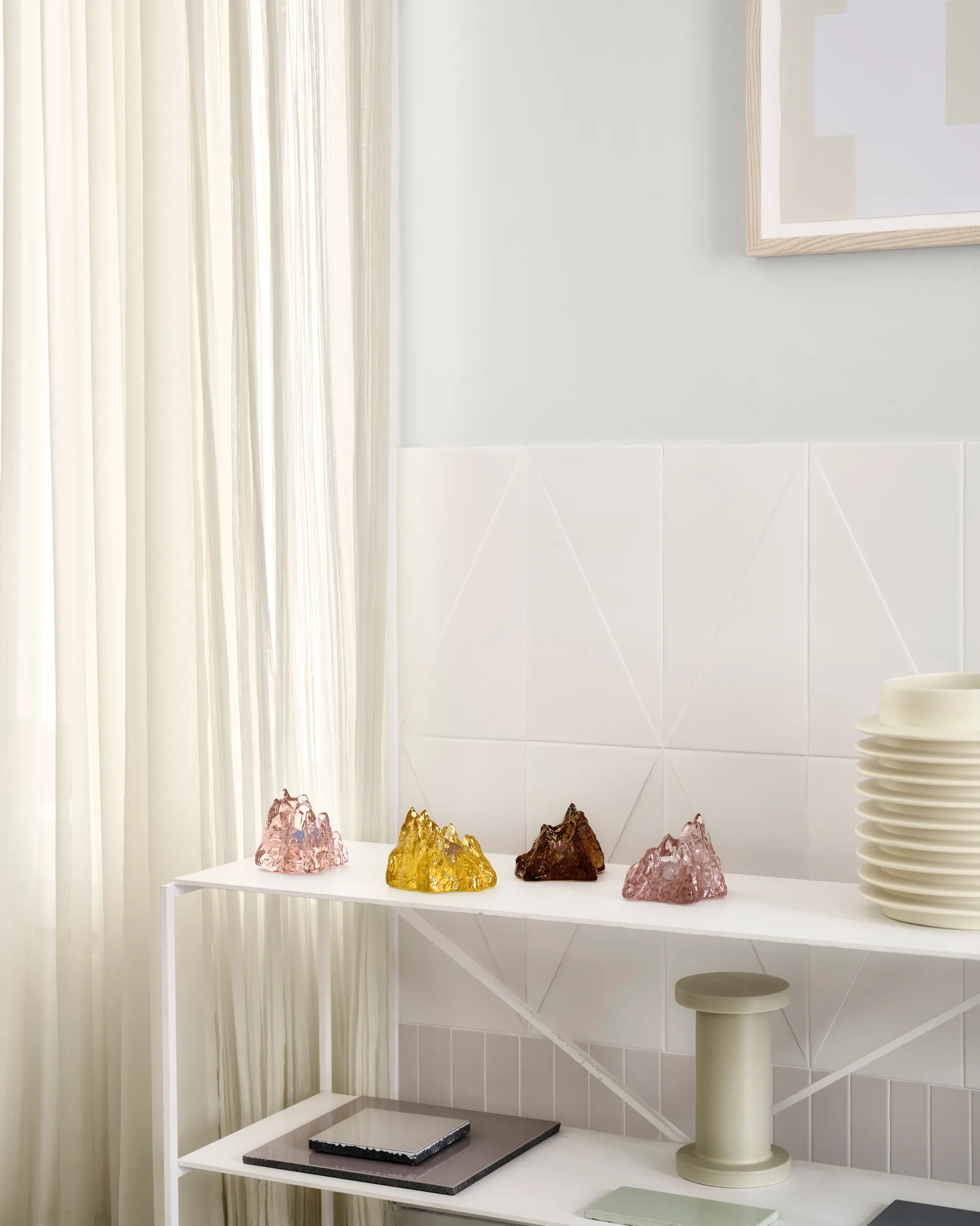 The Rock 보티브 91 mm, Yellow Kosta Boda | 코스타보다