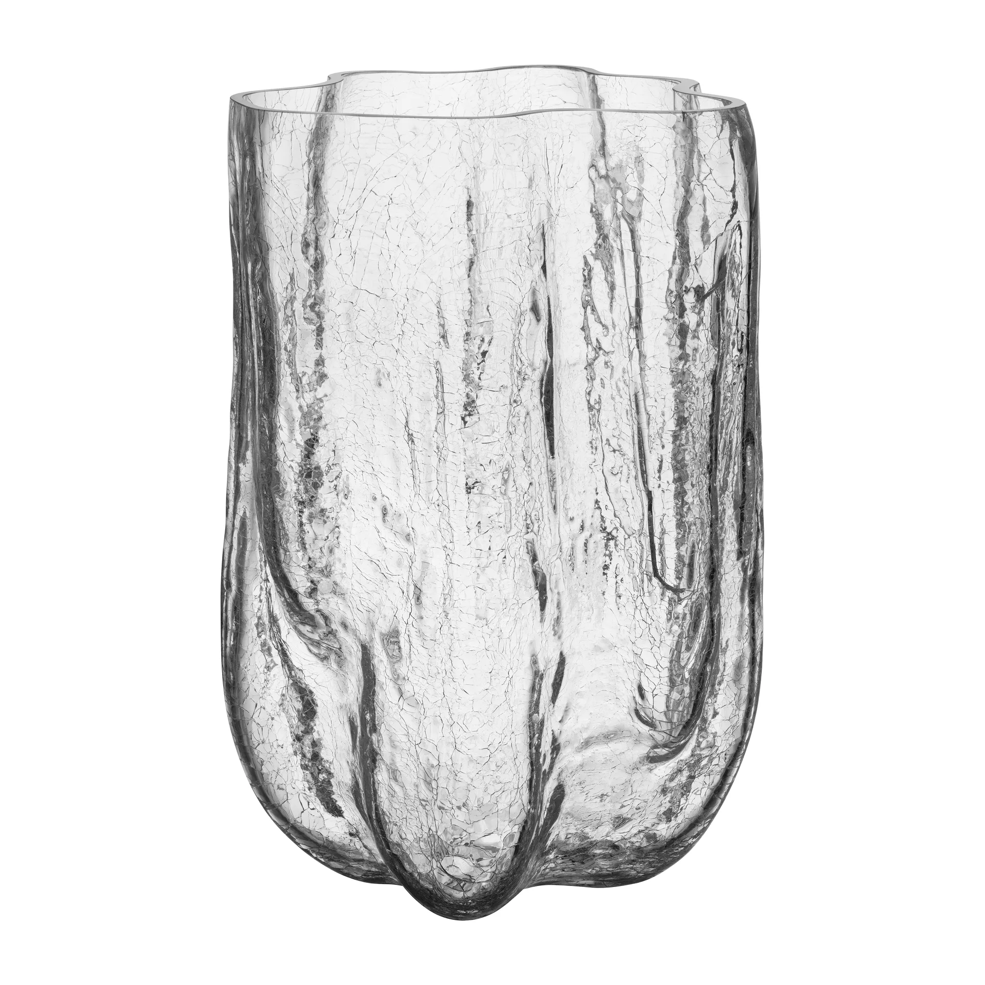크래클 vase 37 cm, Clear Kosta Boda | 코스타보다