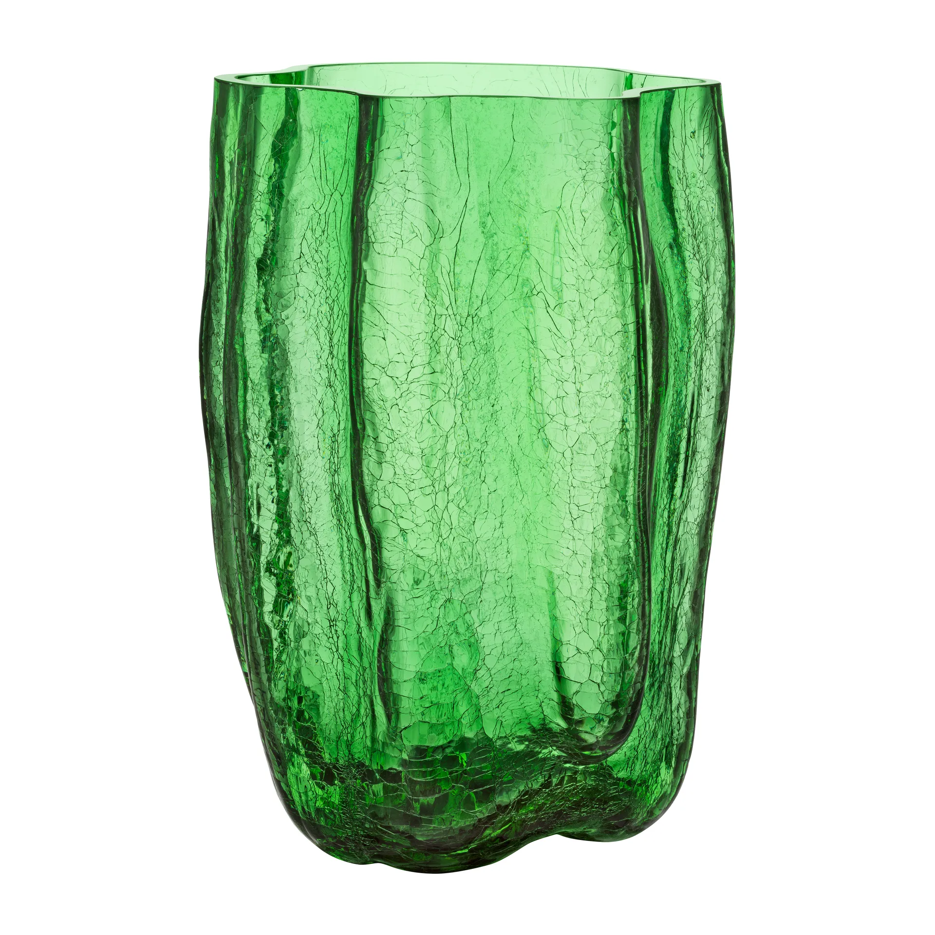 크래클 vase 37 cm, Green Kosta Boda | 코스타보다