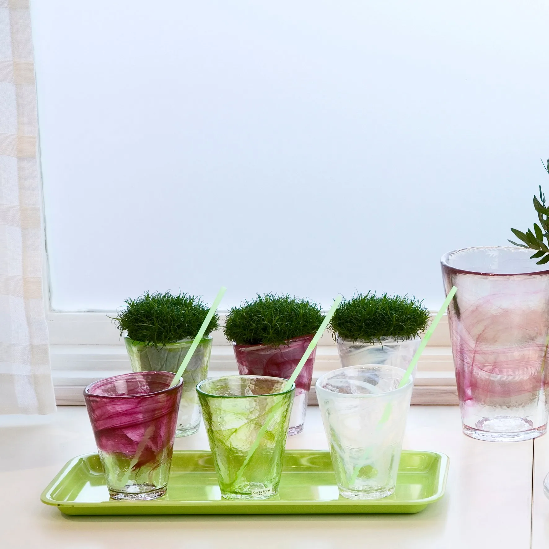 마인 글라스, white Kosta Boda | 코스타보다