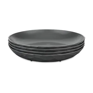 클럽 딥 플레이트 Ø22 cm 4개 세트 - Nature ash grey - Koziol | 코지올