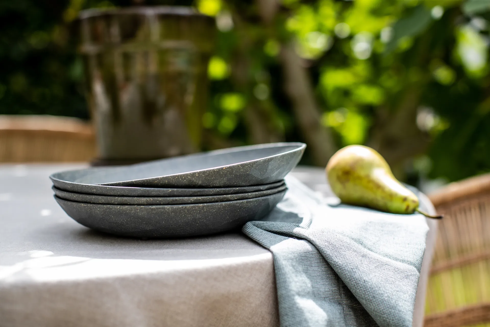 클럽 딥 플레이트 Ø22 cm 4개 세트, Nature ash grey Koziol | 코지올