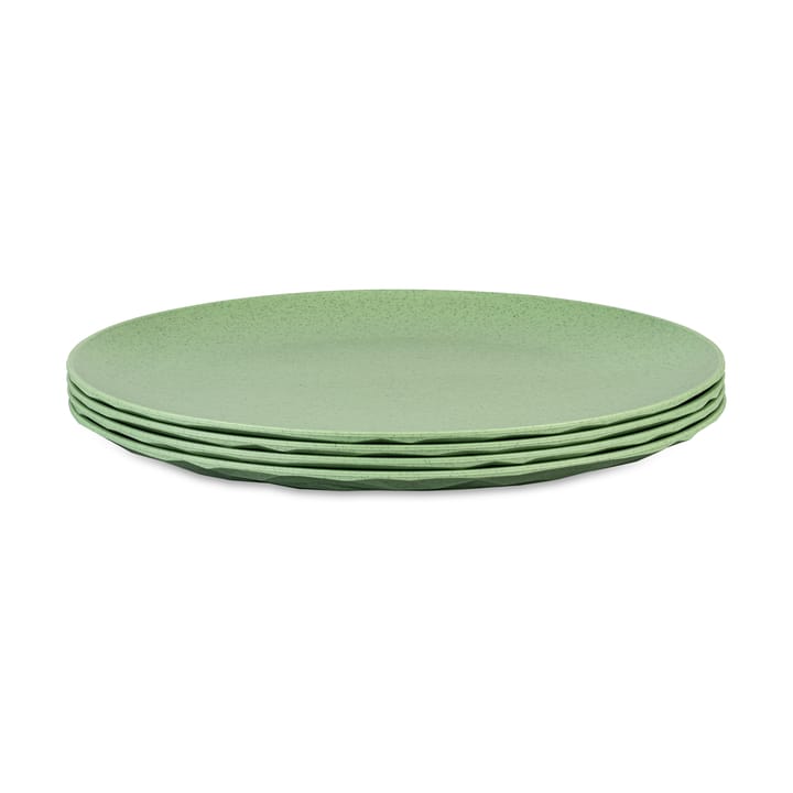 클럽 플레이트 Ø26 cm 4개 세트 - Nature leaf green - Koziol | 코지올