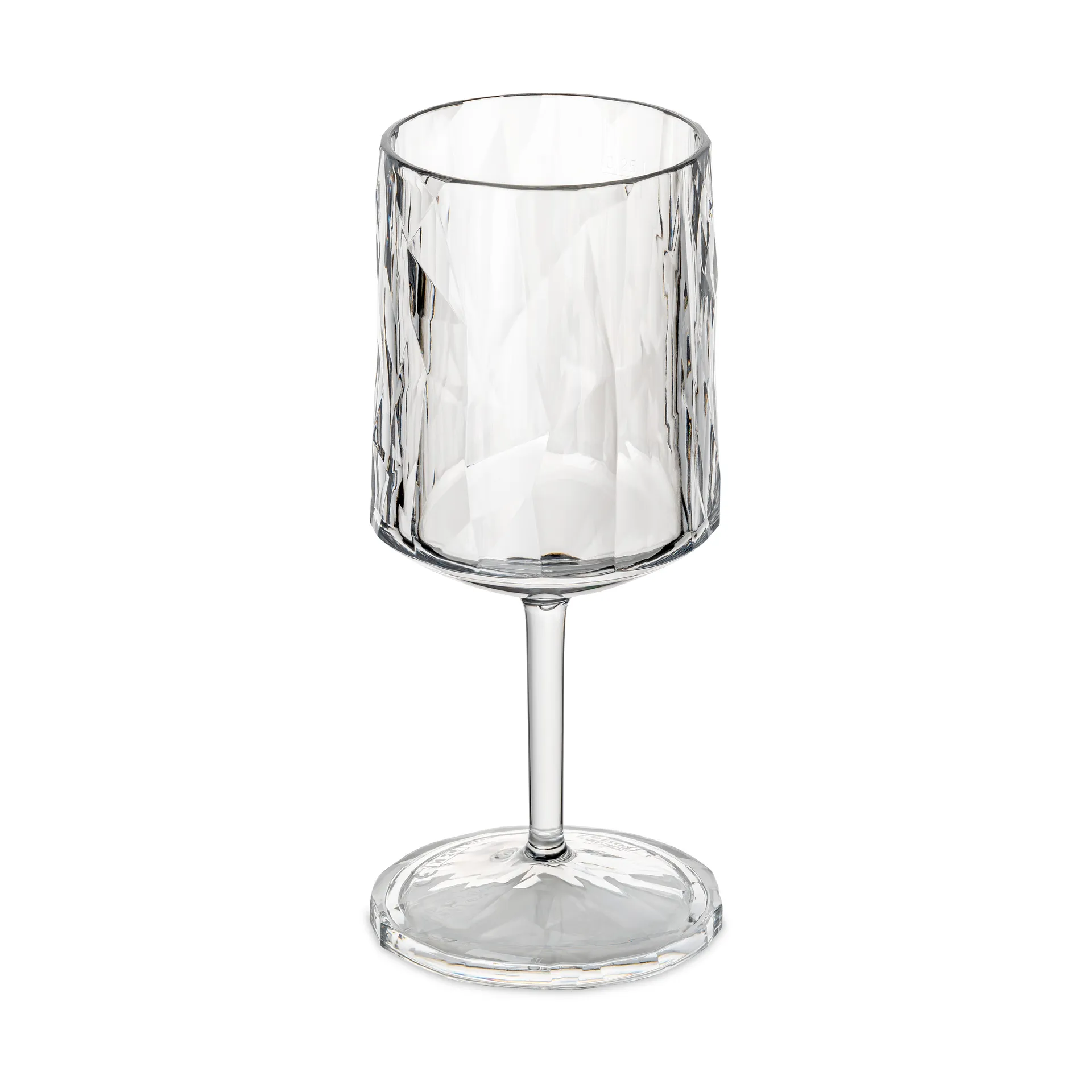 클럽 No. 21 와인 글라스 플라스틱 25 cl 2개 세트, Crystal clear Koziol | 코지올