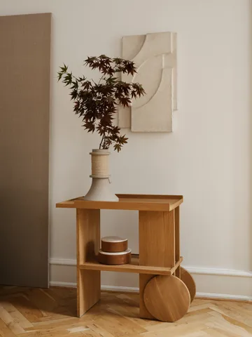 액시스 사이드 테이블 42x80 cm - Warm lacquered oak - Kristina Dam Studio | 크리스티나 댐 스튜디오