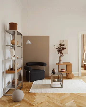 액시스 사이드 테이블 42x80 cm - Warm lacquered oak - Kristina Dam Studio | 크리스티나 댐 스튜디오