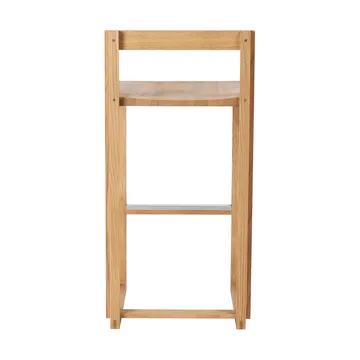 아웃라인 바 스툴 75 cm - Warm lacquered oak–brushed steel - Kristina Dam Studio | 크리스티나 댐 스튜디오