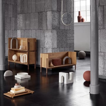 스태킹 선반 - Oak, add on, dark oiled walnut fitting - Kristina Dam Studio | 크리스티나 댐 스튜디오