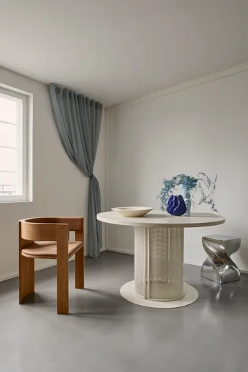 컬렉터 체어 - Warm lacquered oak–cognac leather - Kristina Dam Studio | 크리스티나 댐 스튜디오