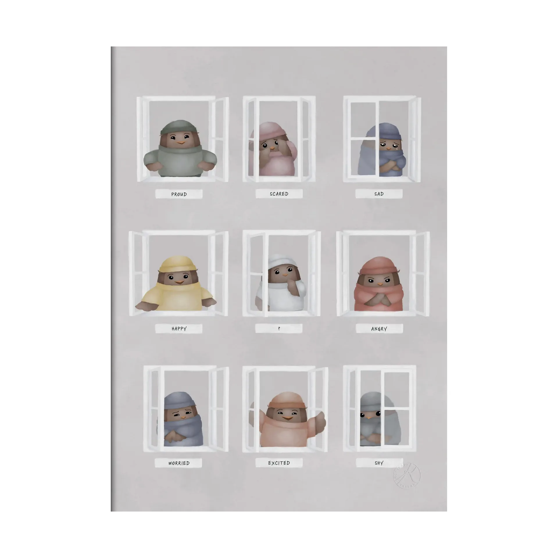 My feelings 포스터, 50x70 cm Kunskapstavlan®