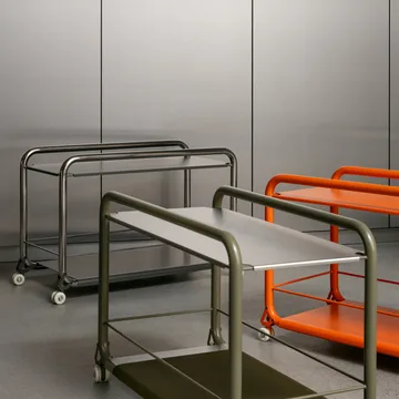 텐션 트롤리 - Chrome-graphite texture - Lammhults |람훌츠