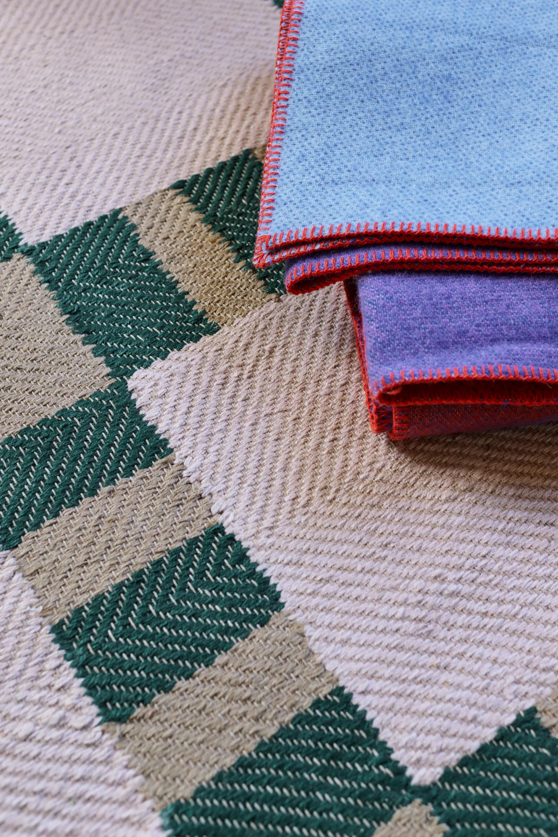 이블리나 크론 황마 러그 180x270 cm, Korean chives Layered | 레이어드