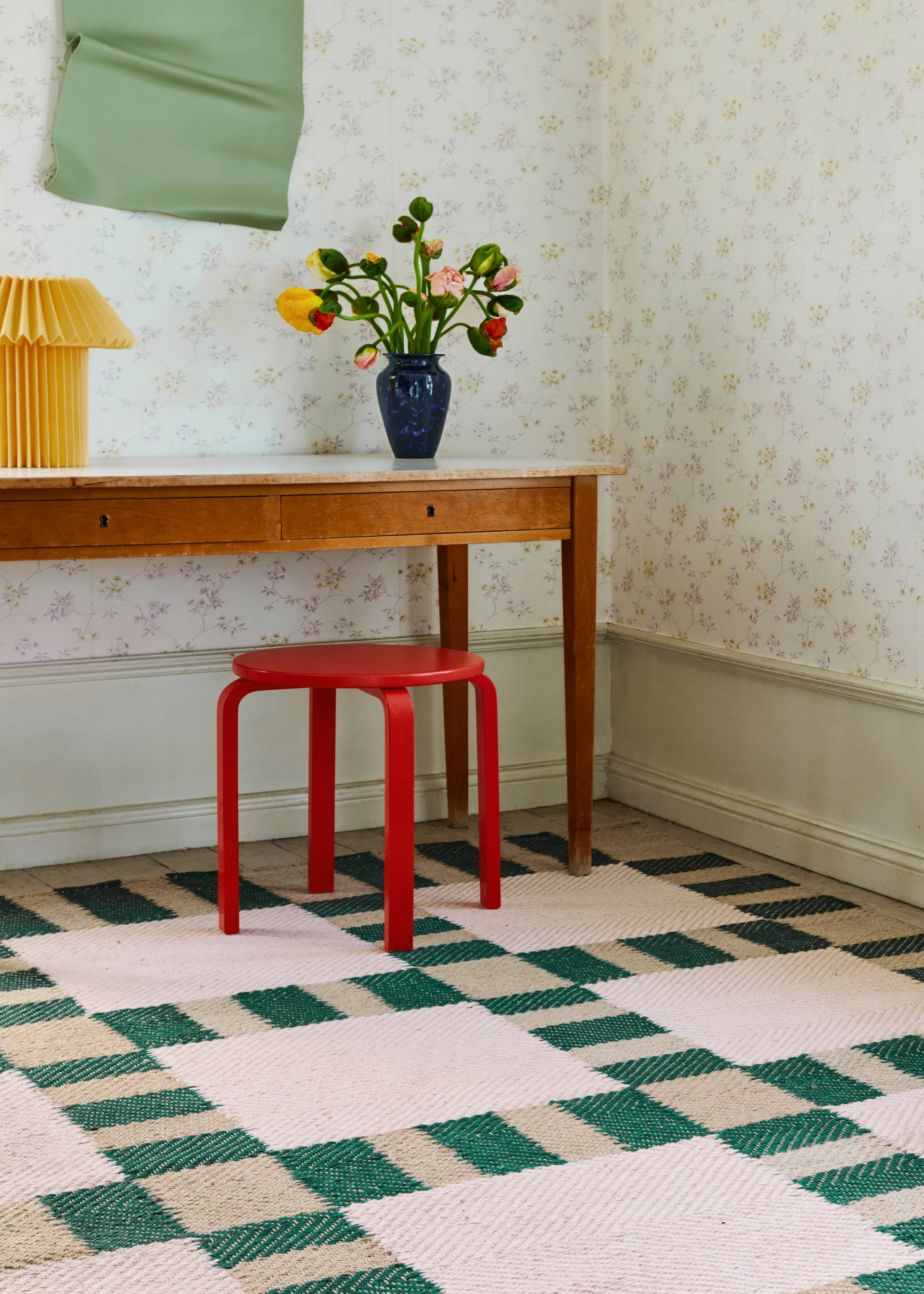 이블리나 크론 황마 러그 180x270 cm, Korean chives Layered | 레이어드