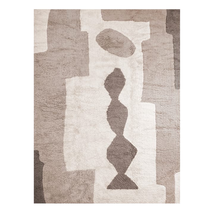 Bird in Space 러그 180x270 cm - white-brown-bege - Layered | 레이어드