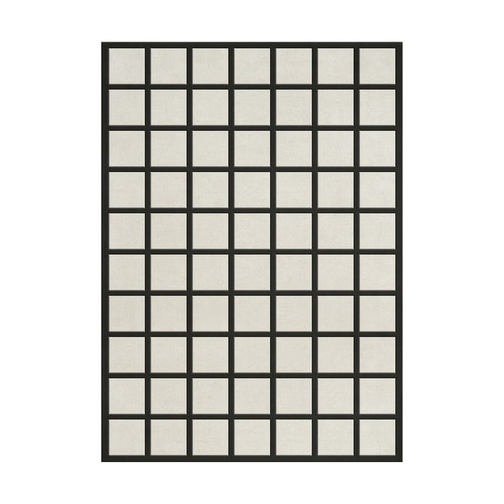 애비뉴 체크드 본 울 러그 - Bone White, 200x300 cm - Layered | 레이어드
