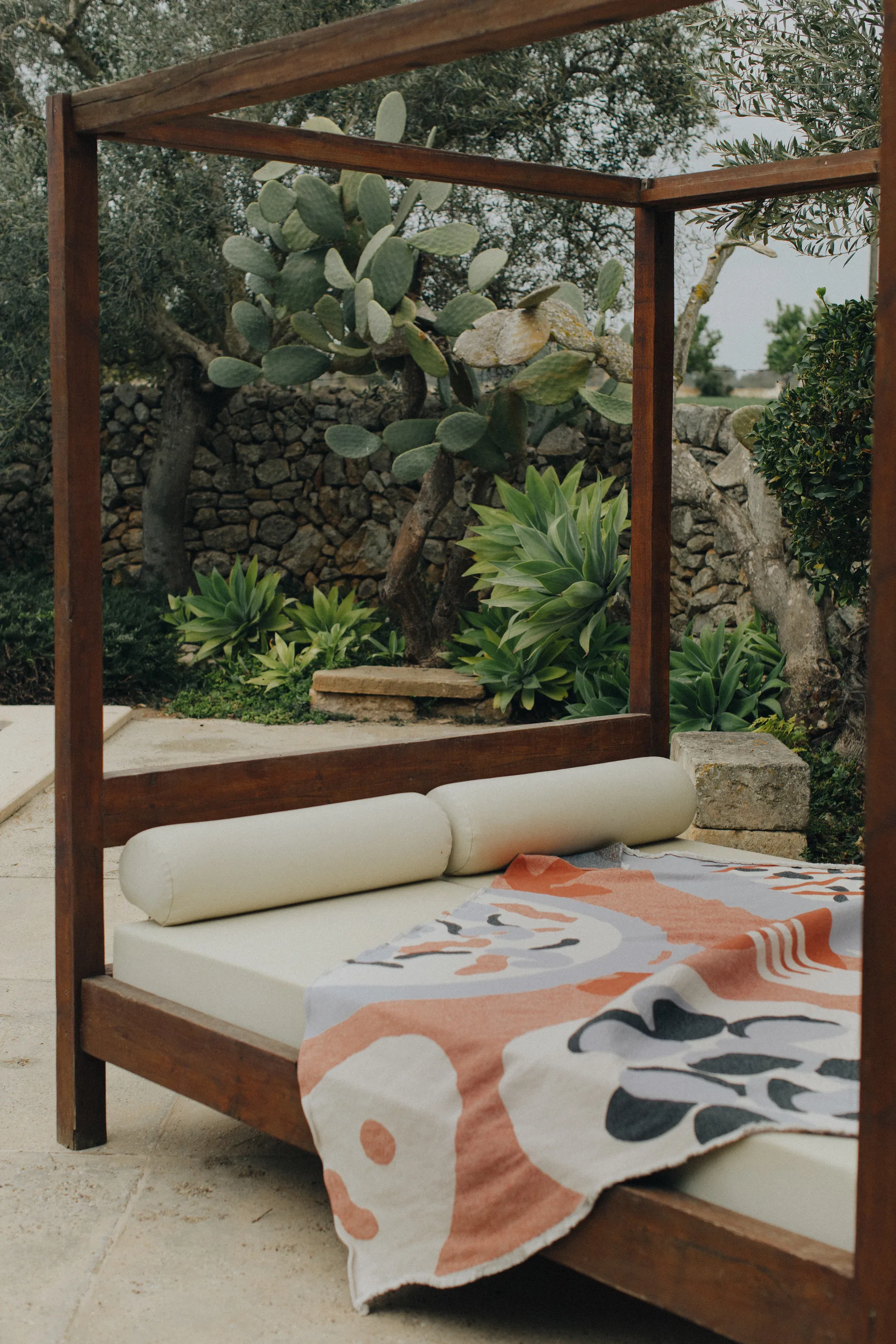 Boqueron 코튼 스로우 130x220 cm, Red Layered | 레이어드