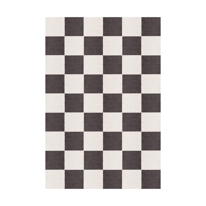 Chess wool 러그 - Black and white, 140x200 cm - Layered | 레이어드